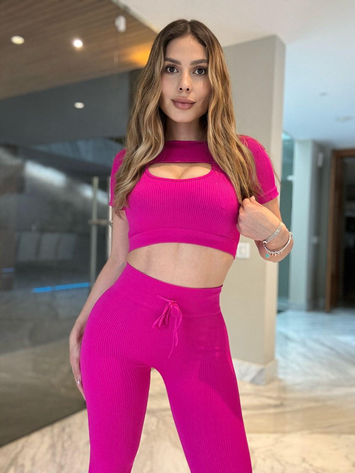 Conjunto leggins con top Unitalla