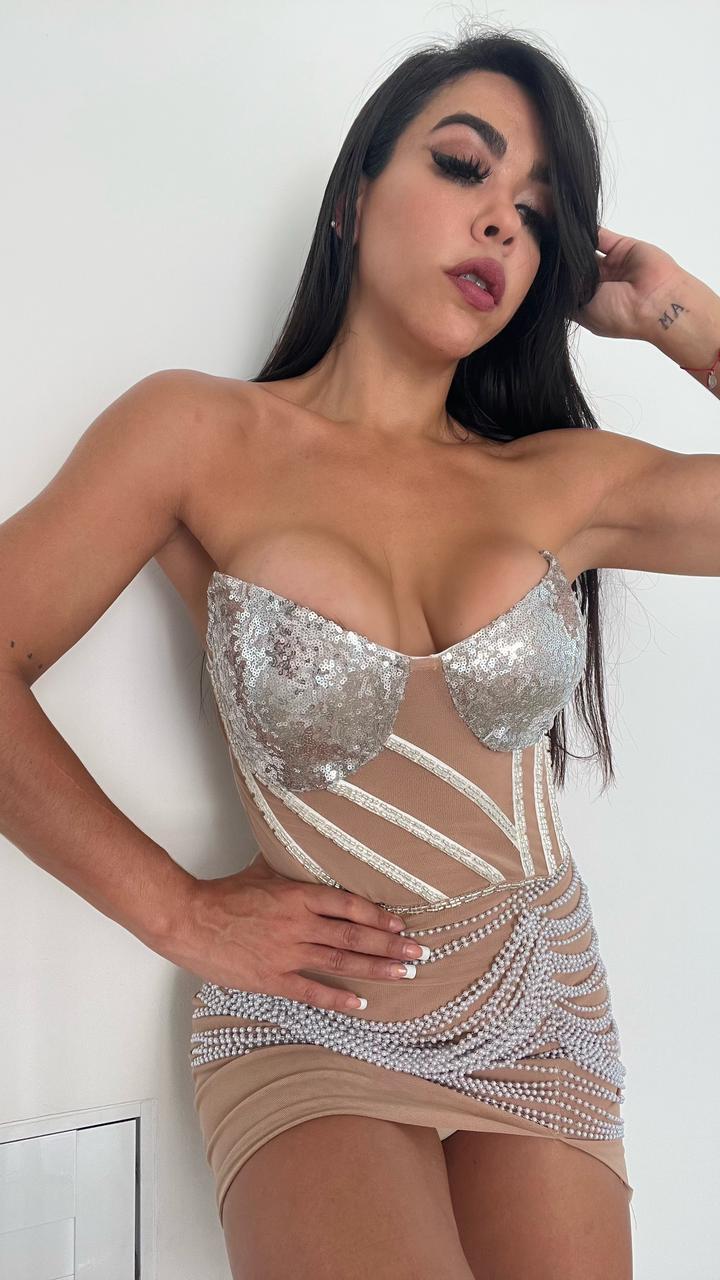 Vestido brillos