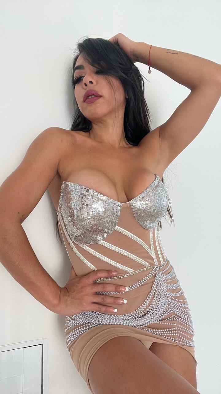 Vestido brillos